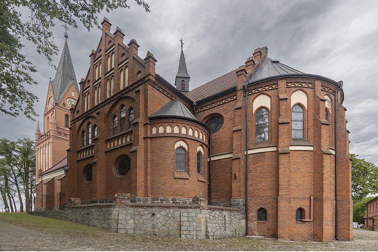 Bazylika Narodzenia Najświętszej Maryi Panny w Gietrzwałdzie, 31 lipca 2025 r. Zdjęcie archiwalne, ilustracyjne.