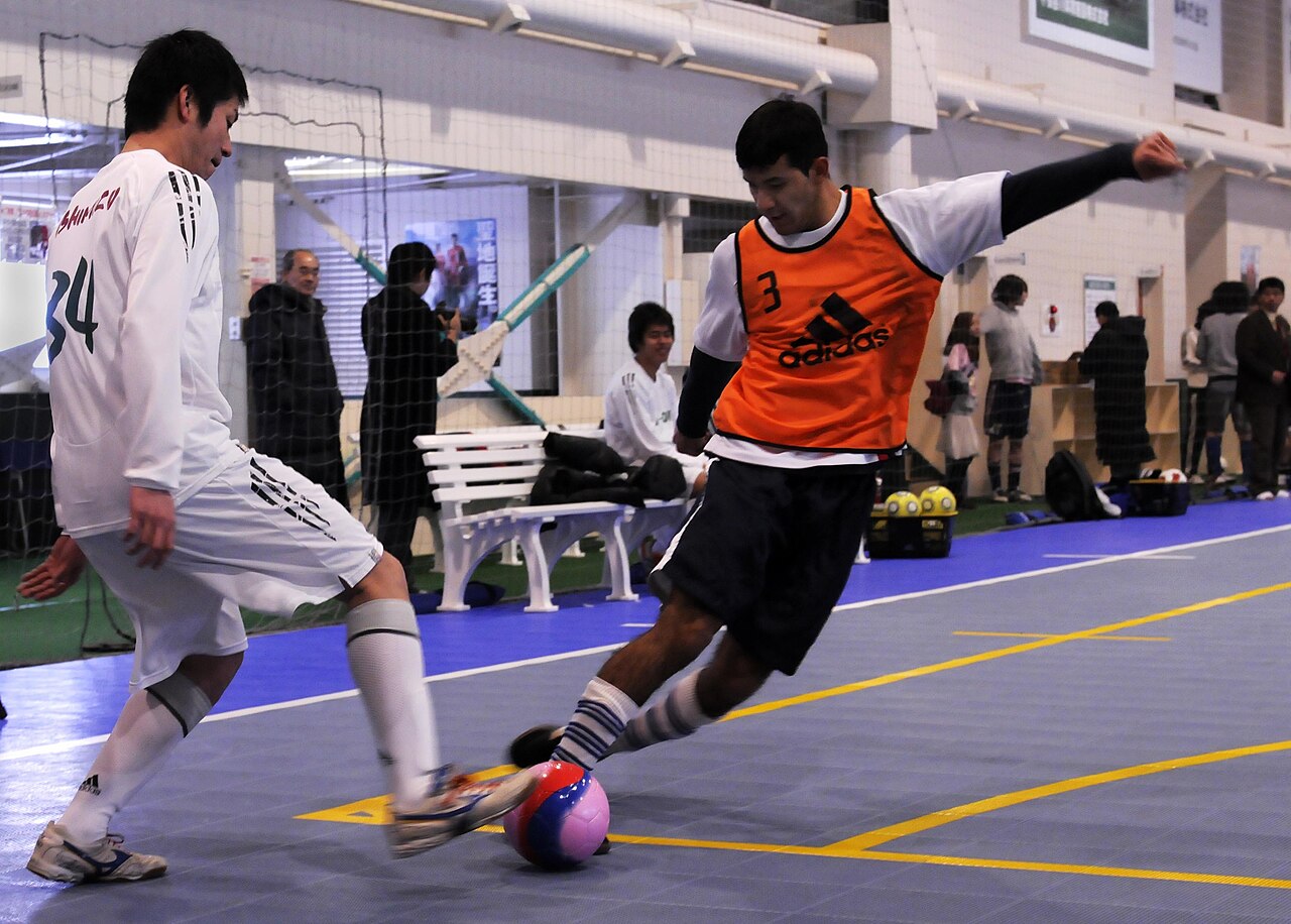 Mecz futsalu w Sapporo w Japonii, luty 2010. Zdjęcie poglądowe; nie przedstawia Constractu Olsztyn ani meczu we Wrocławiu.