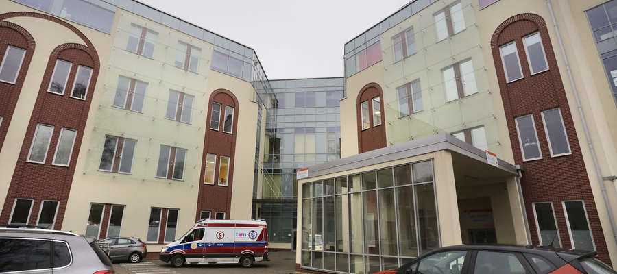 Obecny Uniwersytecki Szpital Kliniczny w Olsztynie — zdjęcie archiwalne